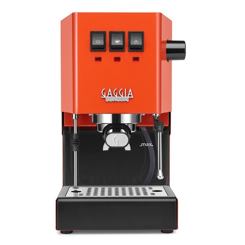 Gaggia Classic E24 Lobster Red Inkl. Eureka Mignon Zero 55s kvarn