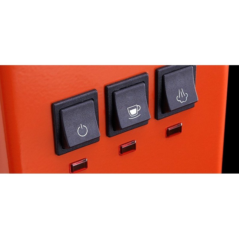 Gaggia Classic E24 Lobster Red Inkl. Eureka Mignon Zero 55s kvarn