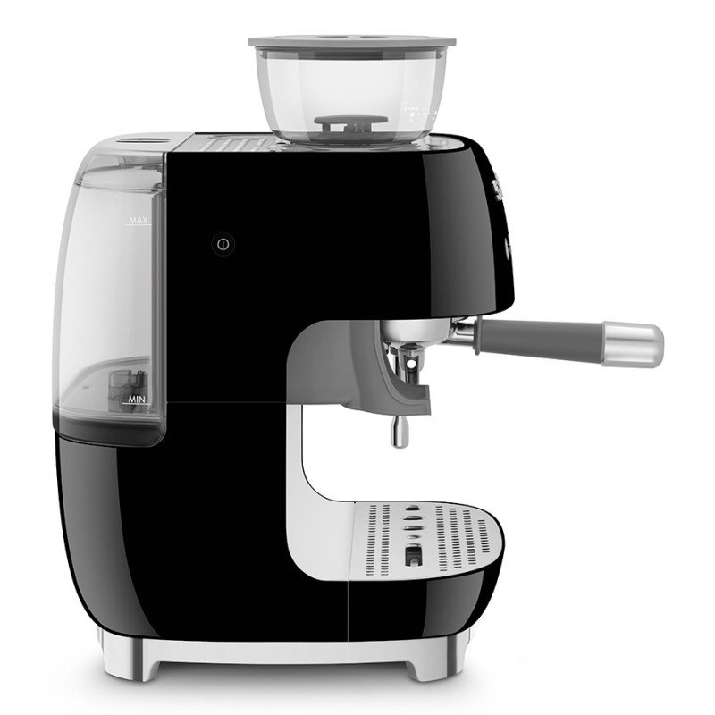 Smeg EGF03BLEU Manuell maskin med kvarn, svart & 3 kg hela kaffebönor