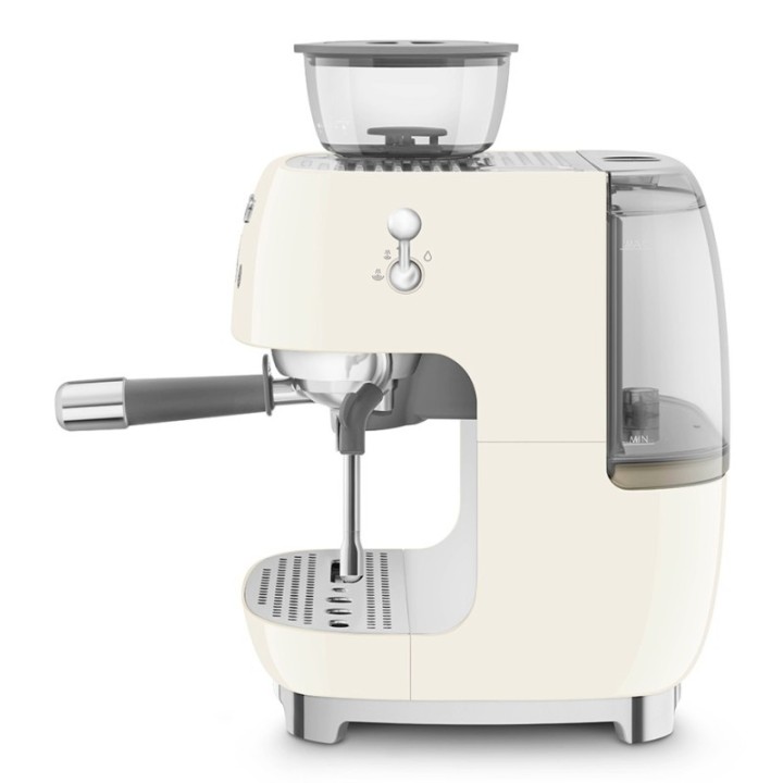 Smeg EGF03CREU Manuel espressomaskine Inkl. Kværn Creme & Rigtig Kaffe Bestseller Mixpakke 3kg Hele kaffebønner