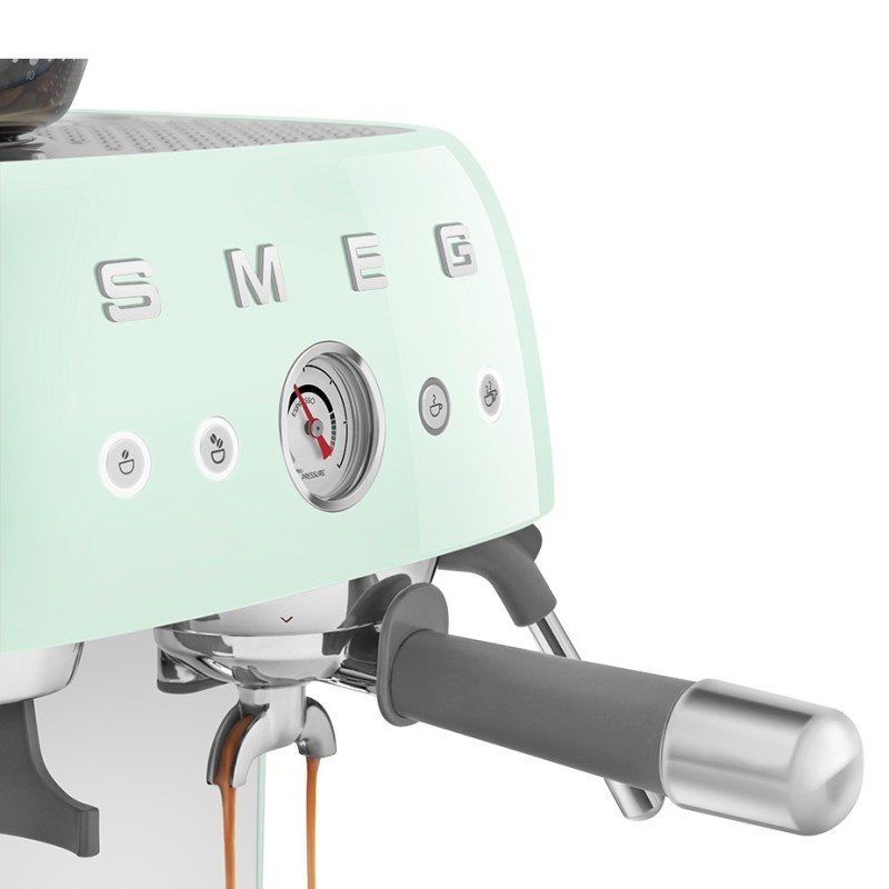 Smeg EGF03CREU Manuell espressomaskin med kvarn Creme inkl. 3 kg kaffe
