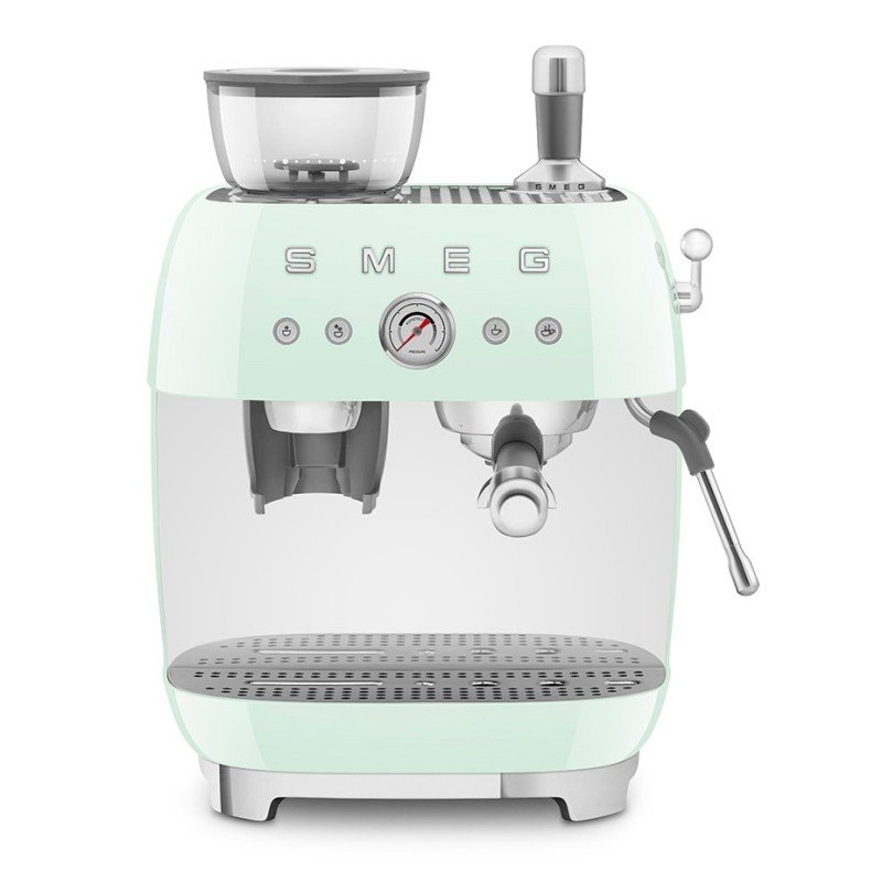 Smeg EGF03CREU Manuell espressomaskin med kvarn Creme inkl. 3 kg kaffe