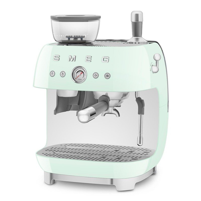 Smeg EGF03CREU Manuell espressomaskin med kvarn Creme inkl. 3 kg kaffe