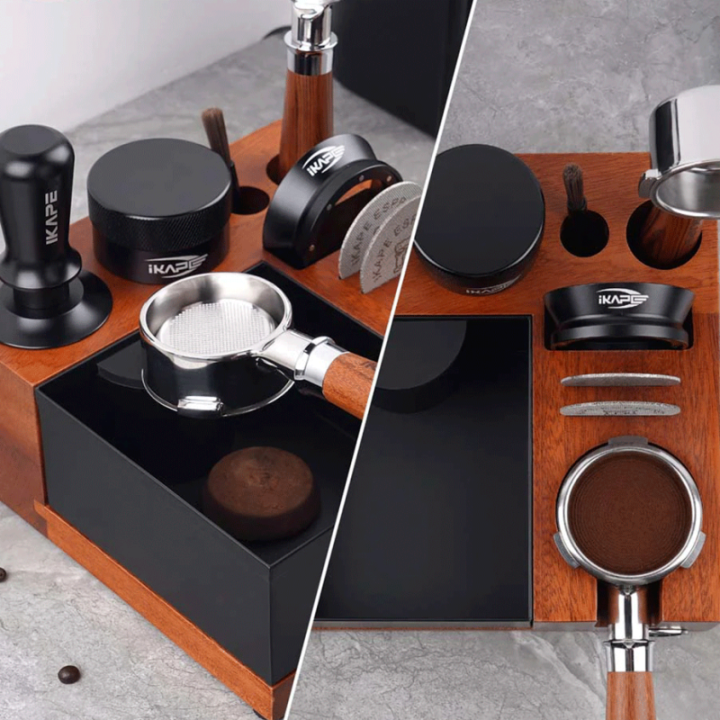 IKAPE V5 Knockbox m. Tamper Station Træ