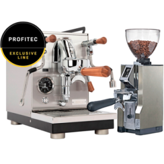 Profitec JUMP Espressomaskine - Exclusive Line Inkl. Eureka Mignon Libra 65 Chrome Espressokværn