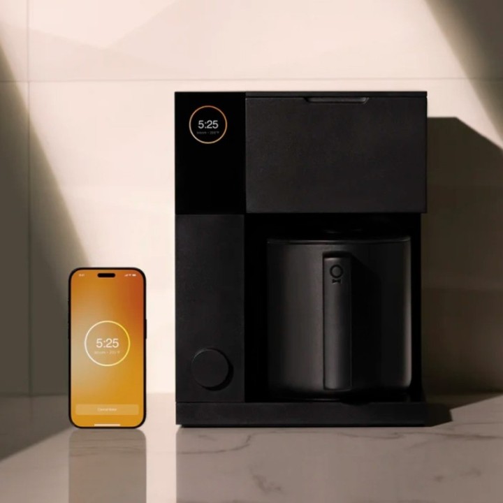 Fellow Aiden Filter Kaffemaskine Sort Inkl. Fellow Ode Brew Elektrisk Kaffekværn Gen. 2 & 1,3 kg Rigtig Kaffe Hele kaffebønner