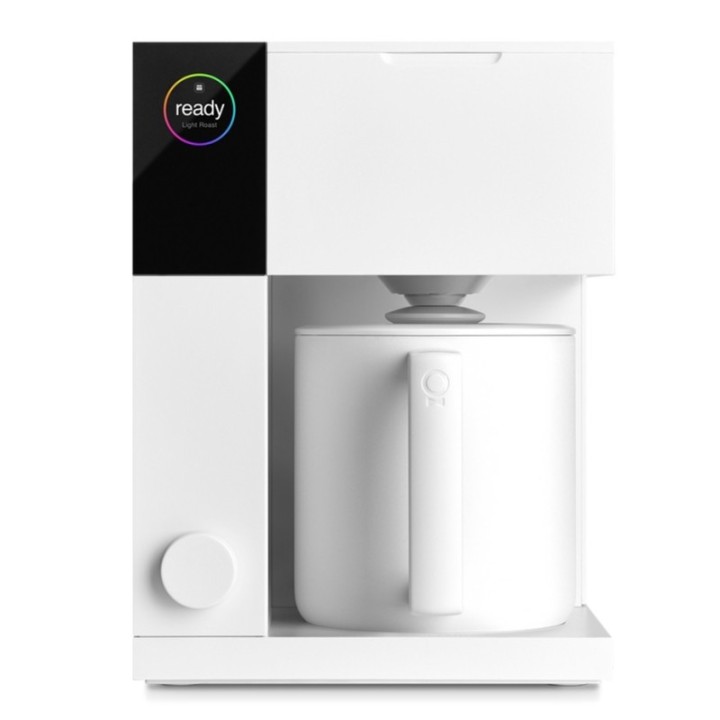 Fellow Aiden Filter Kaffemaskine Hvid Inkl. Fellow Opus Espressokværn Mat Hvid & 1,3 kg Rigtig Kaffe Hele kaffebønner