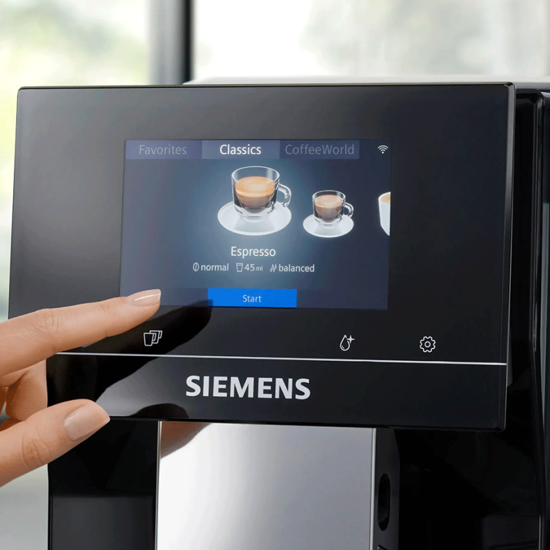 Siemens TP713R19 EQ700 Classic Piano Svart Espressomaskin