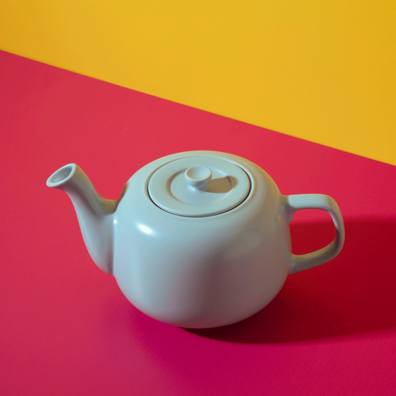La Cafetière 1,2 L Tebrygger Inkl. Krus 35 cl 2 Stk Himmelblå & Østerlandsk Thehus Pyramidetebreve 24 stk