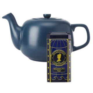 La Cafetière 1,2 L Tebrygger Navy Inkl. Østerlandsk Thehus Admirality Te Pyramidetebreve 75 stk