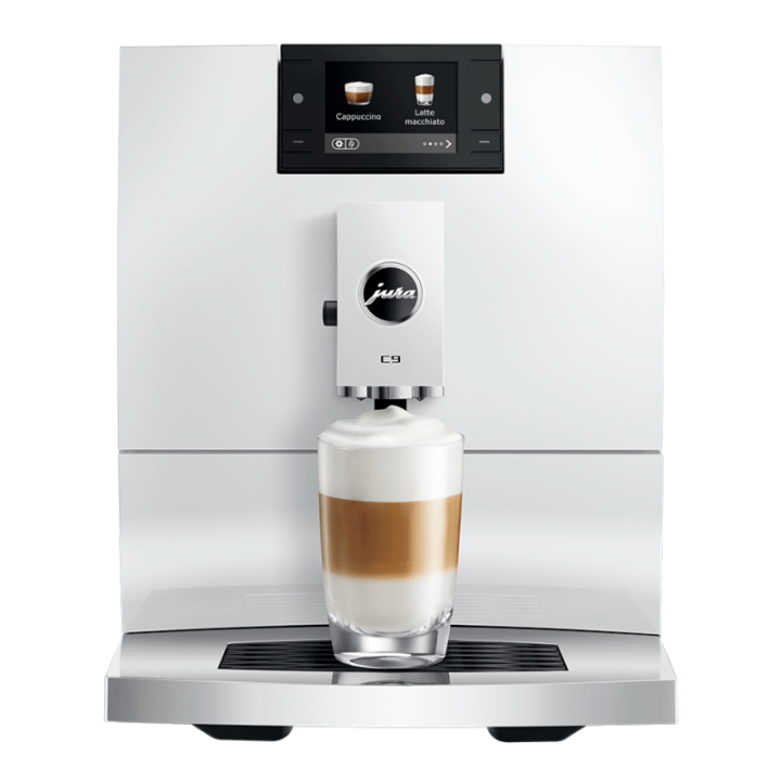 Jura C9 (EA) Piano White Espressomaskine Inkl. Startpakke DK sprog