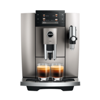Jura E8 (ED) Midnight Silver Espressomaskine Inkl. Startpakke (DK sprog)