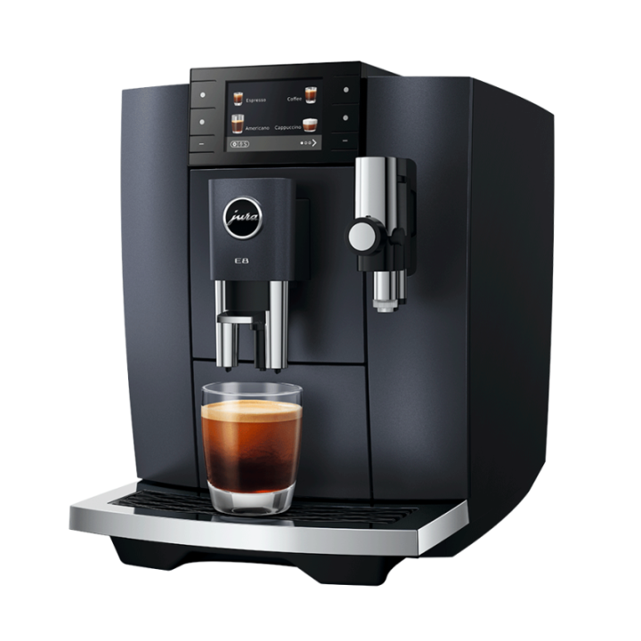 Jura E8 (ED) Cosmic Black Espressomaskine Inkl. Startpakke (DK sprog)