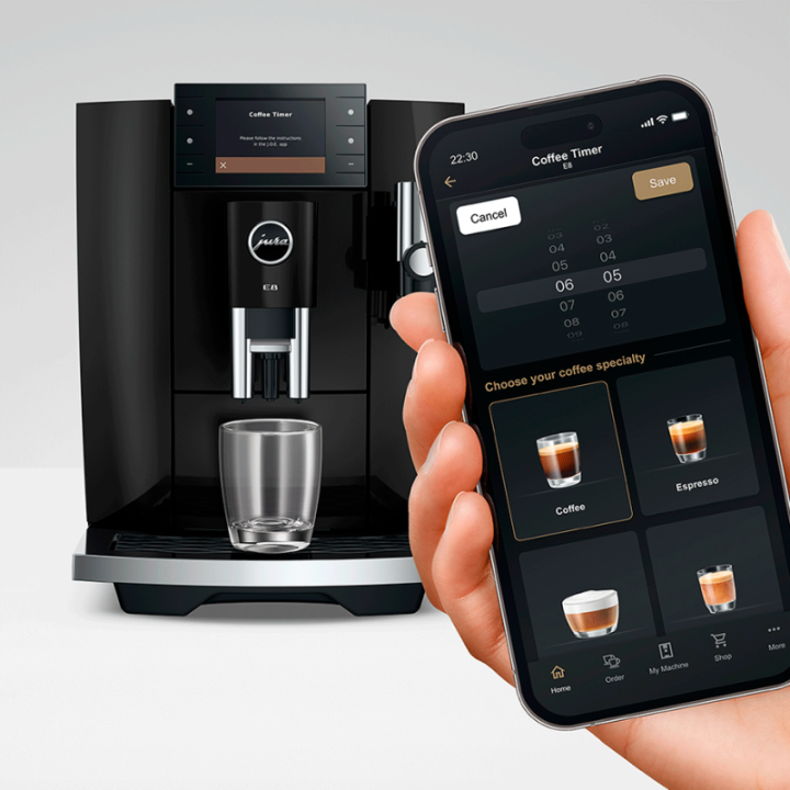 Jura E8 (ED) Cosmic Black Espressomaskine Inkl. Startpakke (DK sprog)