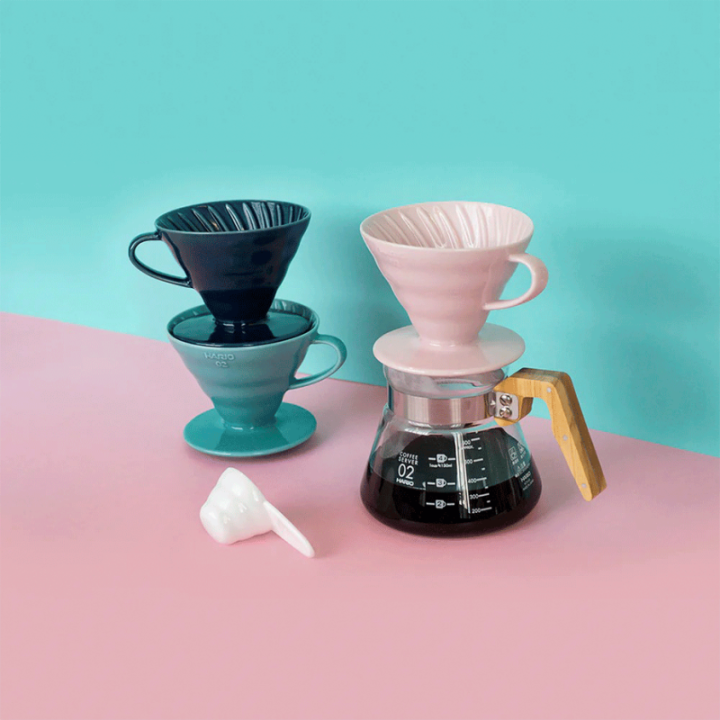 Hario V60 Coffee Server 0,6 L Oliventræ