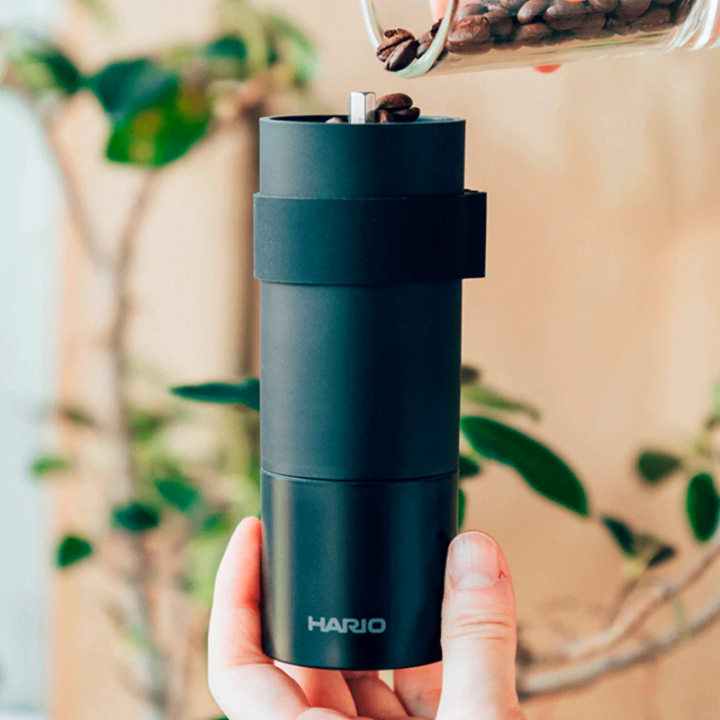 Hario Mini Black PRO Manuel Kaffemølle Rustfri Stål