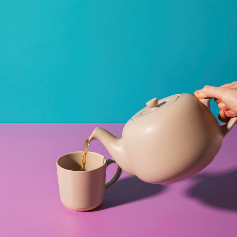 La Cafetière Tebryggare Inkl. Østerlandsk Thehus Pyramidtepåsar 2x75 st