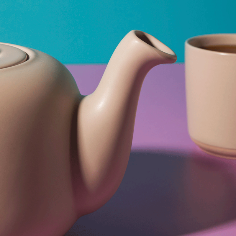 La Cafetière Tebryggare Inkl. Østerlandsk Thehus Pyramidtepåsar 2x75 st