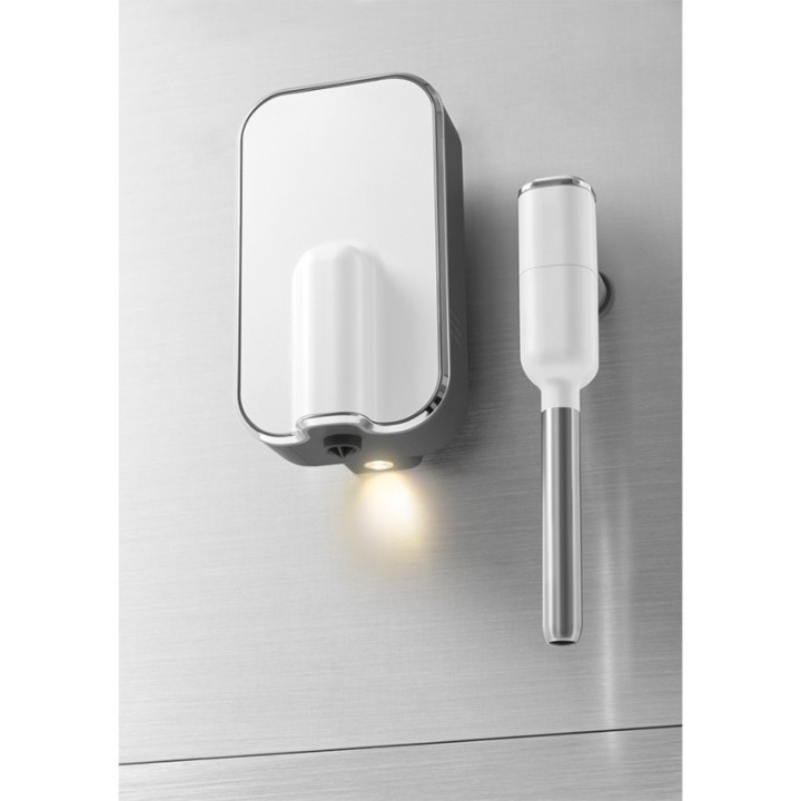 Smeg BCC12WHMEU Espressomaskine Hvid Inkl. Mælkekande 0,35L & Rigtig Kaffe Crema Intenso 1kg Hele kaffebønner