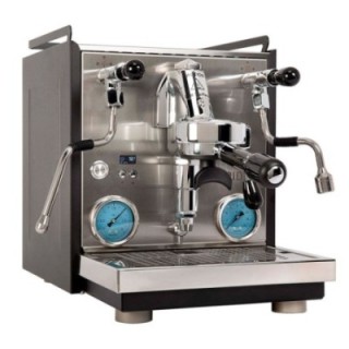 Profitec RIDE Espressomaskine Inkl. Eureka Mignon Libra 65 Chrome/Mat Sort Espressokværn, Knockbox & Mælkekande 0,5L