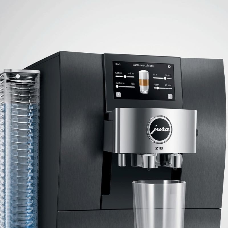 Jura Z10 (EB) Aluminium Black Espressomaskine Inkl. Startpakke DK sprog, Rens, Afkalkning, Mælkebeholder & 3kg Rigtig Kaffe