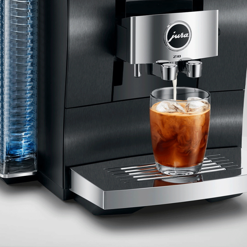 Jura Z10 (EB) Aluminium Black Espressomaskine Inkl. Startpakke DK sprog, Rens, Afkalkning, Mælkebeholder & 3kg Rigtig Kaffe