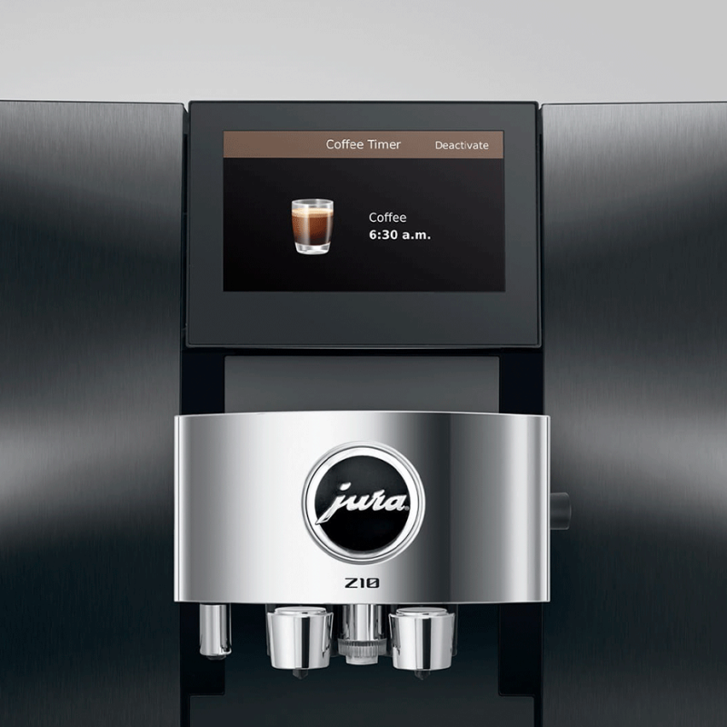Jura Z10 (EB) Aluminium Black Espressomaskine Inkl. Startpakke DK sprog, Rens, Afkalkning, Mælkebeholder & 3kg Rigtig Kaffe