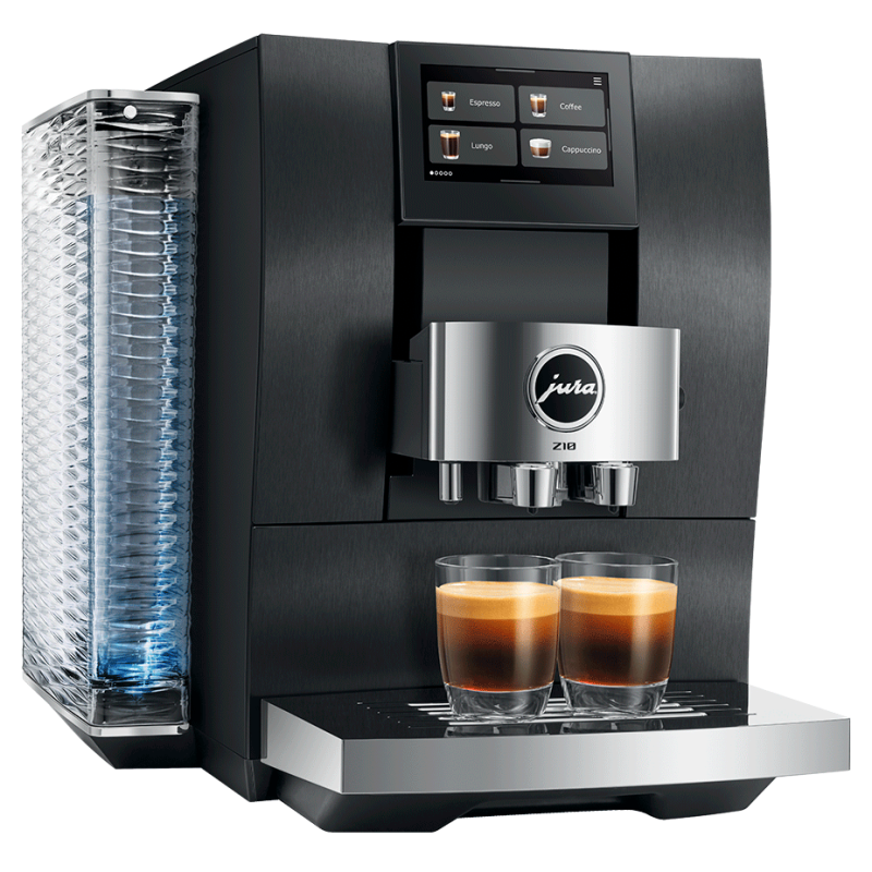 Jura Z10 (EB) Aluminium Black Espressomaskine Inkl. Startpakke DK sprog, Rens, Afkalkning, Mælkebeholder & 3kg Rigtig Kaffe