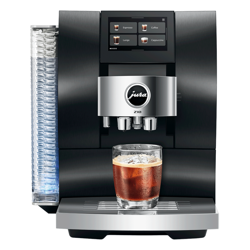 Jura Z10 (EB) Aluminium Black Espressomaskine Inkl. Startpakke DK sprog, Rens, Afkalkning, Mælkebeholder & 3kg Rigtig Kaffe