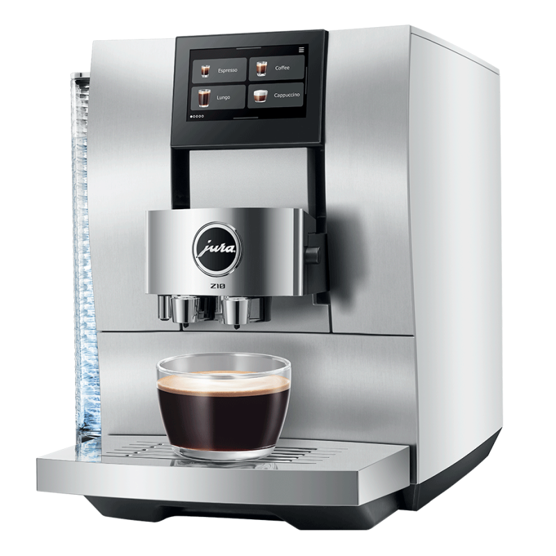 Jura Z10 (EB) Aluminium White Espressomaskine Inkl. Startpakke DK sprog, Rens, Afkalkning, Filter, Mælkebeholder & 3kg Kaffe