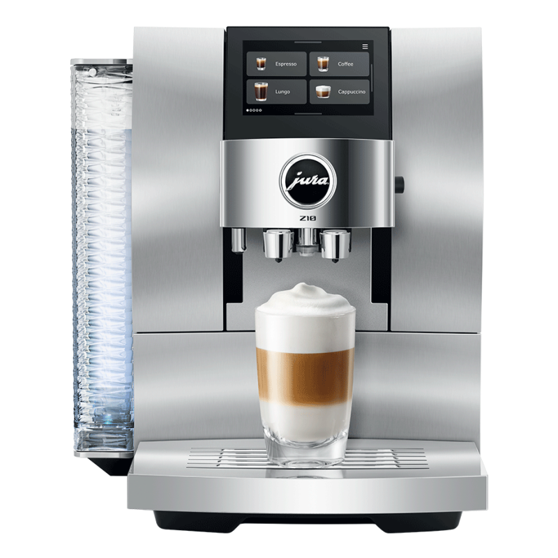 Jura Z10 (EB) Aluminium White Espressomaskine Inkl. Startpakke DK sprog, Rens, Afkalkning, Filter, Mælkebeholder & 3kg Kaffe