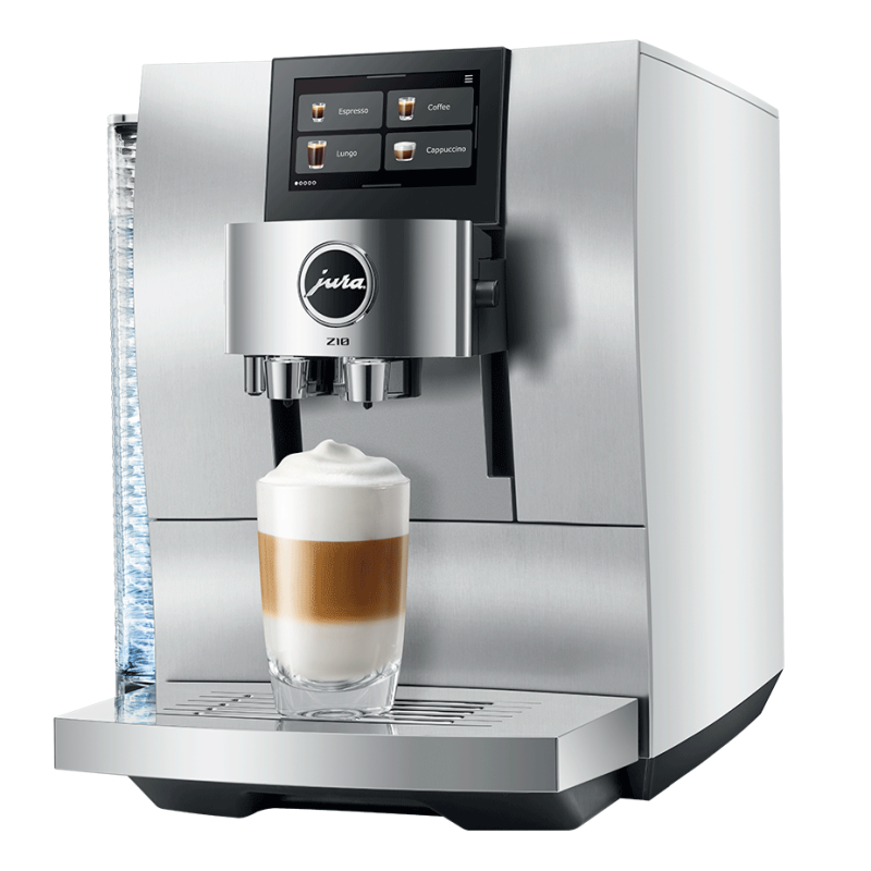 Jura Z10 (EB) Aluminium White Espressomaskine Inkl. Startpakke DK sprog, Rens, Afkalkning, Filter, Mælkebeholder & 3kg Kaffe