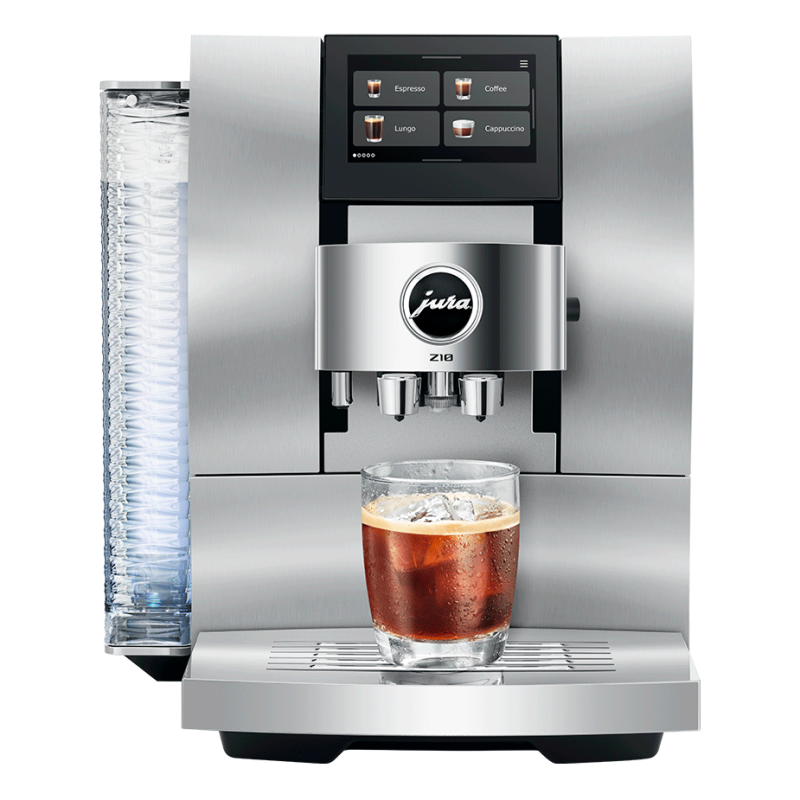 Jura Z10 (EB) Aluminium White Espressomaskine Inkl. Startpakke DK sprog, Rens, Afkalkning, Filter, Mælkebeholder & 3kg Kaffe