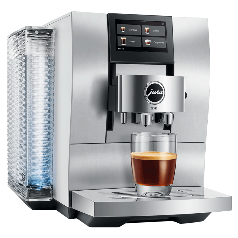 Jura Z10 (EB) Aluminium White Espressomaskine Inkl. Startpakke DK sprog & 6kg Rigtig Kaffe Crema Intenso