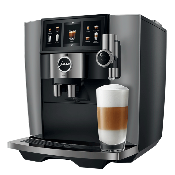 Jura J10 Twin (EA) Diamond Onyx Inkl. Startpakke DK sprog, Plejepakke, Mælkebeholder, Filtre & 3kg Hele kaffebønner