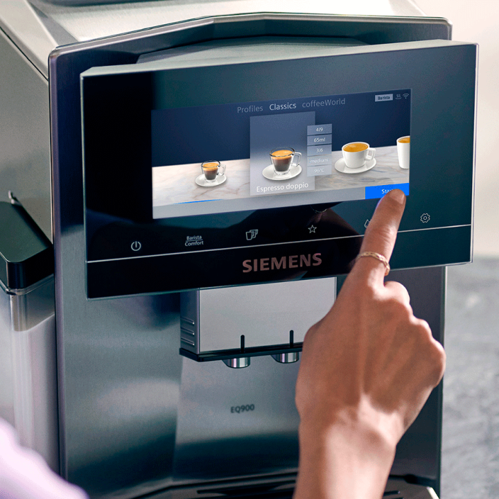 Siemens TQ905RZ3 EQ900 Plus Espressomaskine Inkl. AutoCalc'n Clean