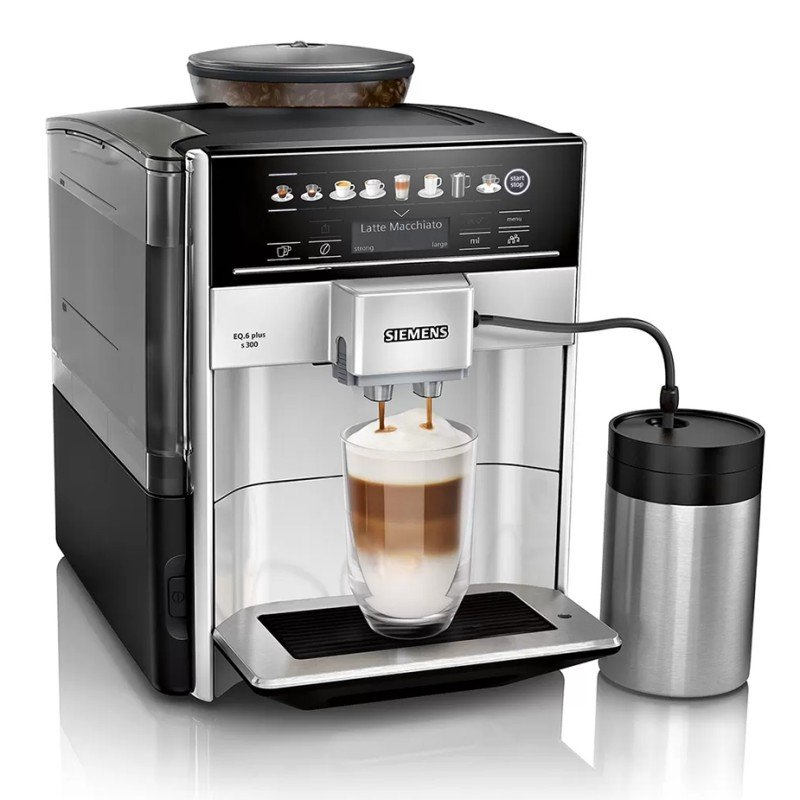 Siemens TE653M11RW EQ6 Plus s300 Espressomaskine Inkl. 2,5kg Rigtig Kaffe
