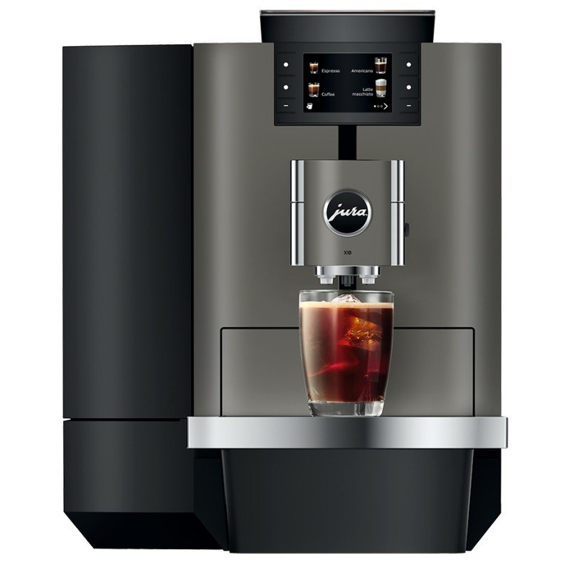 Jura X10 (EB) Dark Inox Espressomaskine Inkl. Startpakke