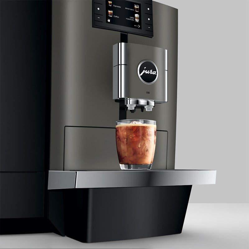 Jura X10 (EB) Dark Inox Espressomaskine Inkl. Startpakke