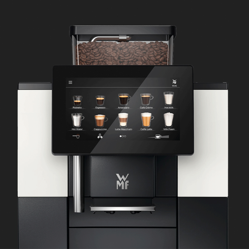 WMF 950S Hvid/Sort Espressomaskine Inkl. Vandfilter & Installationssæt