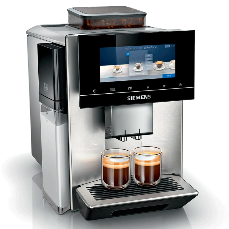 Siemens TQ905RZ3 EQ900 Plus Espressomaskine Inkl. AutoCalc'n Clean & Termokande