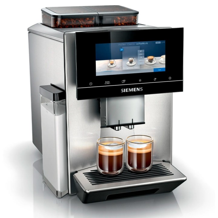 Siemens TQ907R03 EQ900 s700 Espressomaskine Inkl. 2kg Rigtig Kaffe Hele kaffebønner & Kaffeplakat SORRY I'M LATTE 21x30cm