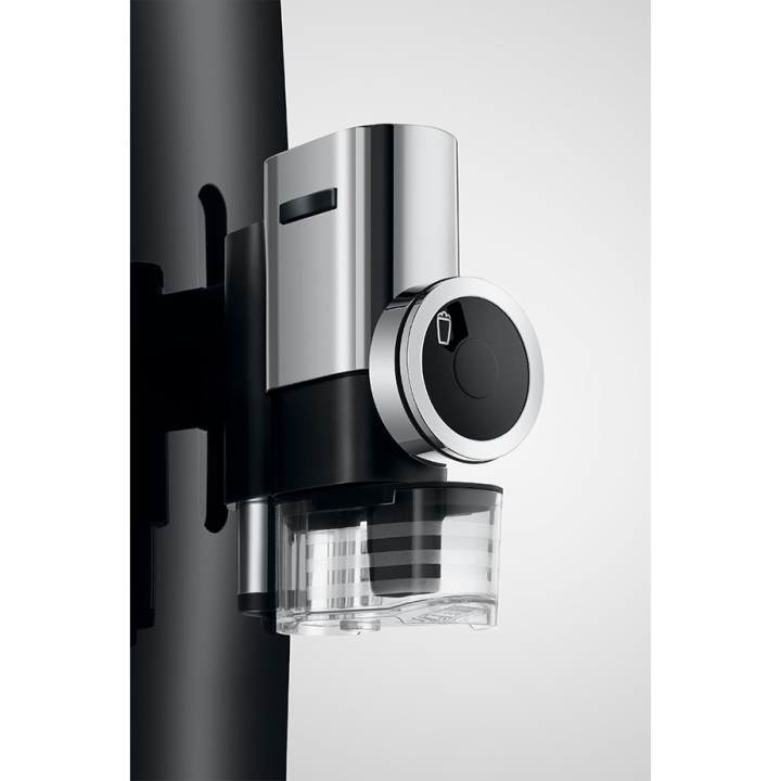 Jura J8 (EA) Piano Black Espressomaskine Inkl. Startpakke, Mælkebeholder, Pleje, Filter & 3kg Rigtig Kaffe Crema Intenso