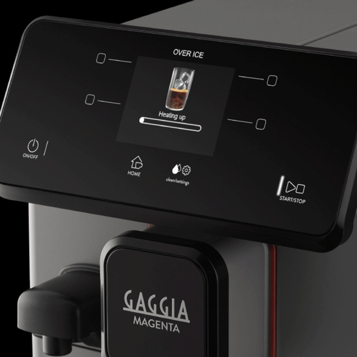 Gaggia Magenta Prestige Glazed Grey Espressomaskine Inkl. 3x400g Rigtig Kaffe & Sirup