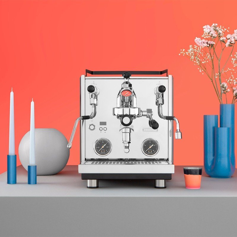 Profitec Drive Espressomaskine Inkl. Eureka Mignon Libra Chrome/Mat Sort Espressokværn & Baristaudstyr