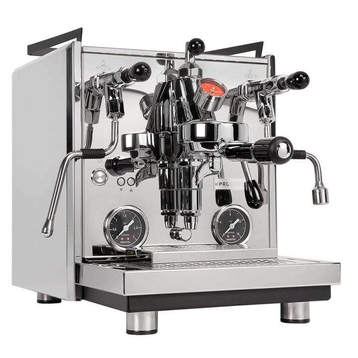 Profitec Drive Espressomaskine Inkl. Eureka Mignon Libra Chrome/Mat Sort Espressokværn & Baristaudstyr