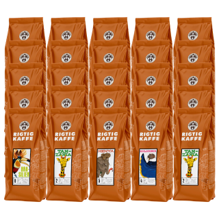 Rigtig Kaffe Mixpakke 10kg Hele kaffebønner