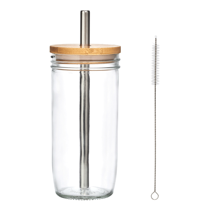 La Cafetiere To Go Glas m. Sugerør 65 cl