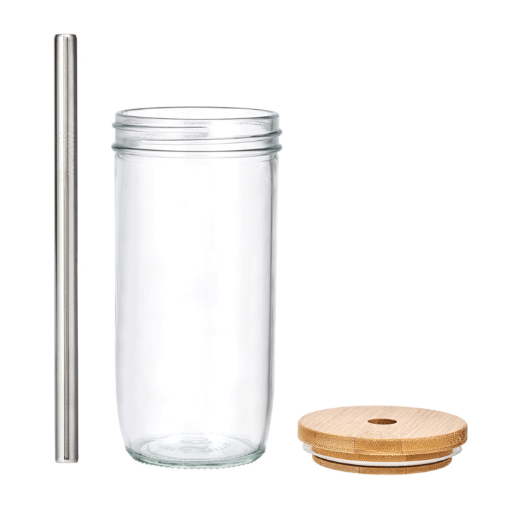 La Cafetiere To Go Glas m. Sugerør 65 cl