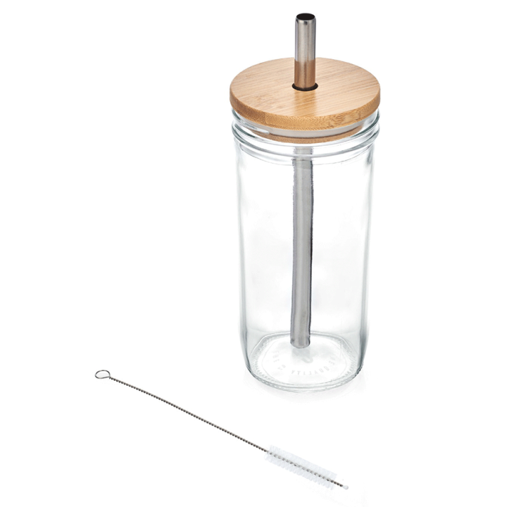 La Cafetiere To Go Glas m. Sugerør 65 cl